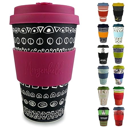 Morgenheld Vaso de bambu moderno | vaso para llevar | vaso para ...