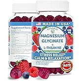 Lunakai USA Made Magnesium Glycinate Gummies 426mg with L-Theanine – Calm, Sleep, Stress Relief for Adults & Kids, Non-GMO, Vegan, 60ct