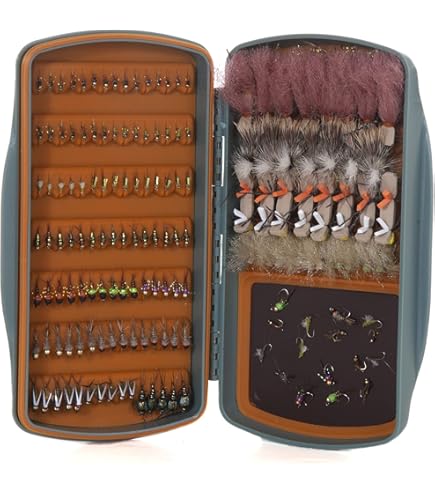 Fly Case Fly Box UMPQUA UPG Silicone Weekender Claret - Lightweight ...