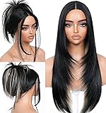 BrownBomb Black Blond Skunk Stripe Wear and Go