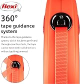 flexi Xtreme S Tape 5 m Black/Orange Retractable Dog Leash up to 20 kg view 4