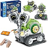 Sillbird Robot Building Kit with Remote Control STEM Gifts for Boys Age 8-12, Coding Robotic Toys for Kids Birthday - Build 3