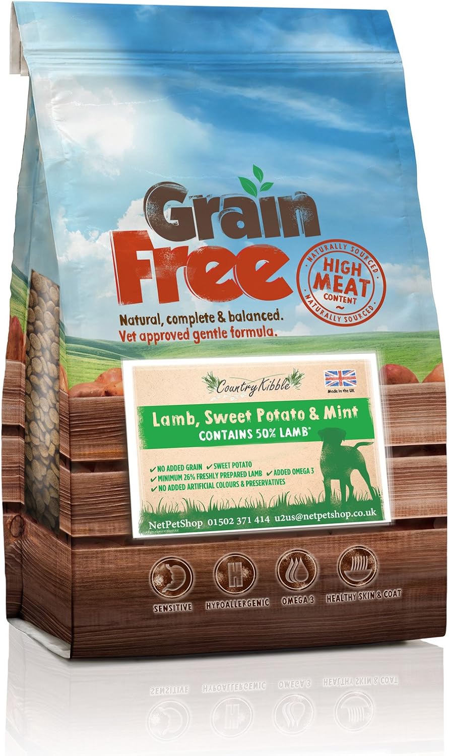 country kibble grain free puppy