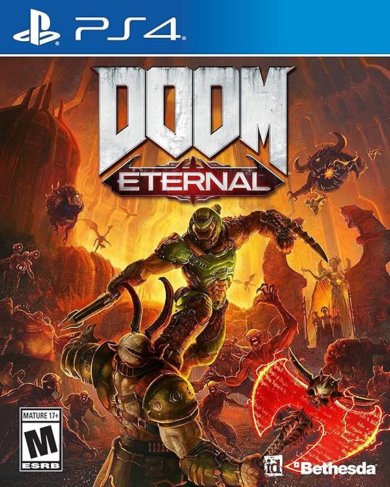 Amazon Com Doom Eternal Standard Edition Playstation 4 Video Games