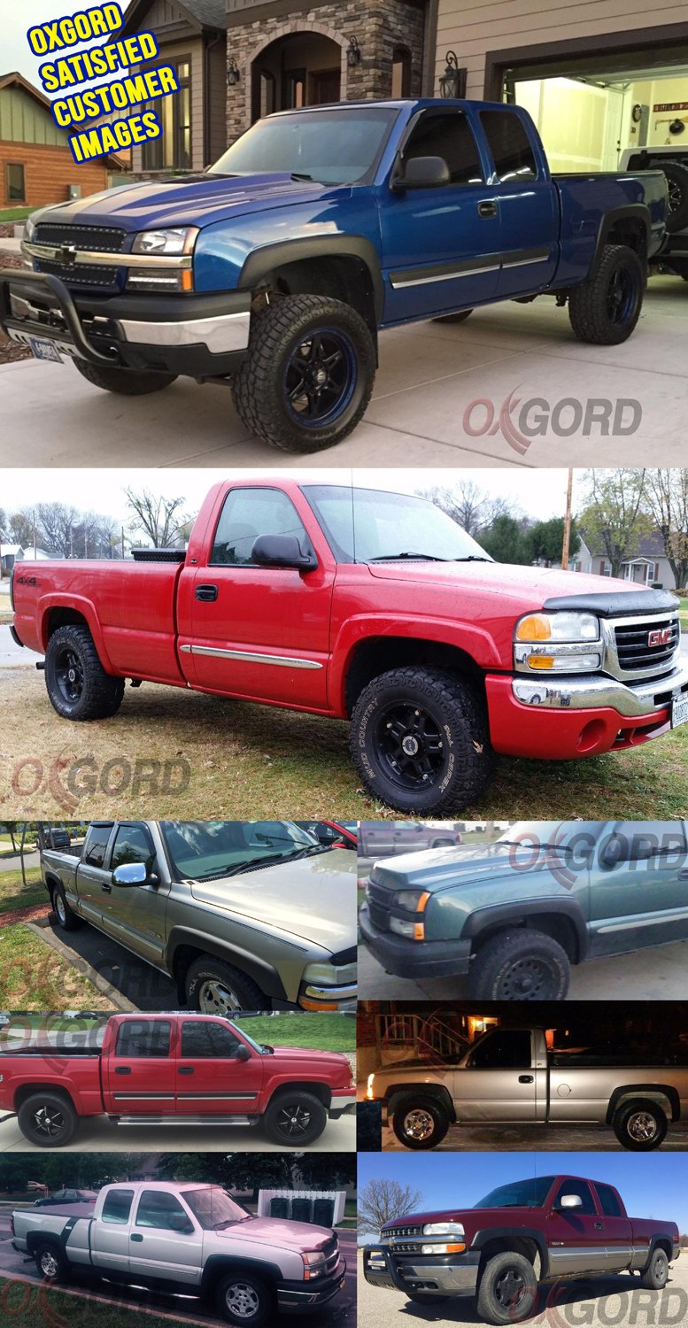 Fender Flares for 9906 Chevy Silverado, Sierra, Avalanche, Yukon