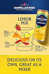 San Pellegrino Italian Sparkling Lemon Drink 12 x 330ml cans view 4