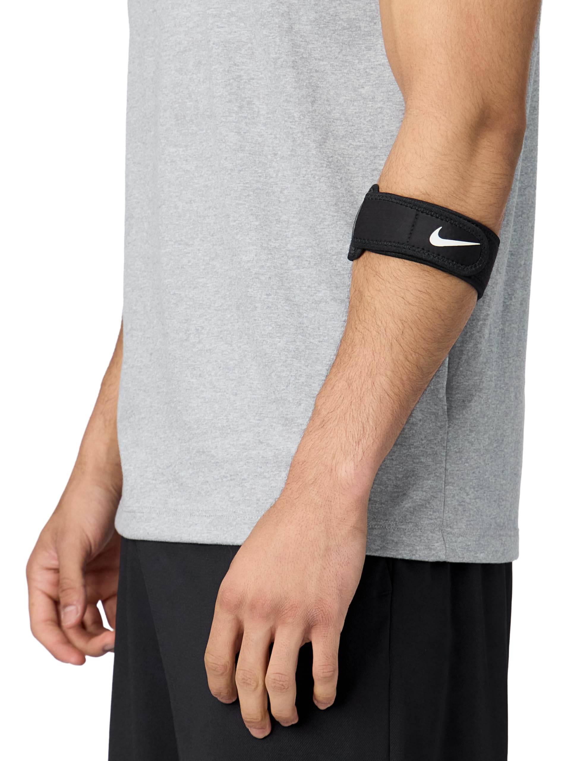 NIKE PRO ELBOW BAND 3.0, Black, SIZE SMALL-MEDIUM