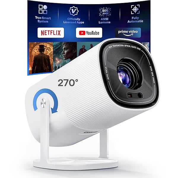 【BUILT-IN OFFICIALLY-LICENSED APPS & 500 ANSI LUMENS &...