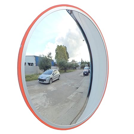 JCM-45i Konvexen unzerbrechlich Verkehrsspiegel, Durchmesser 45 cm, für Straßenverkehrssicherheit und die Sicherheit Shop mit