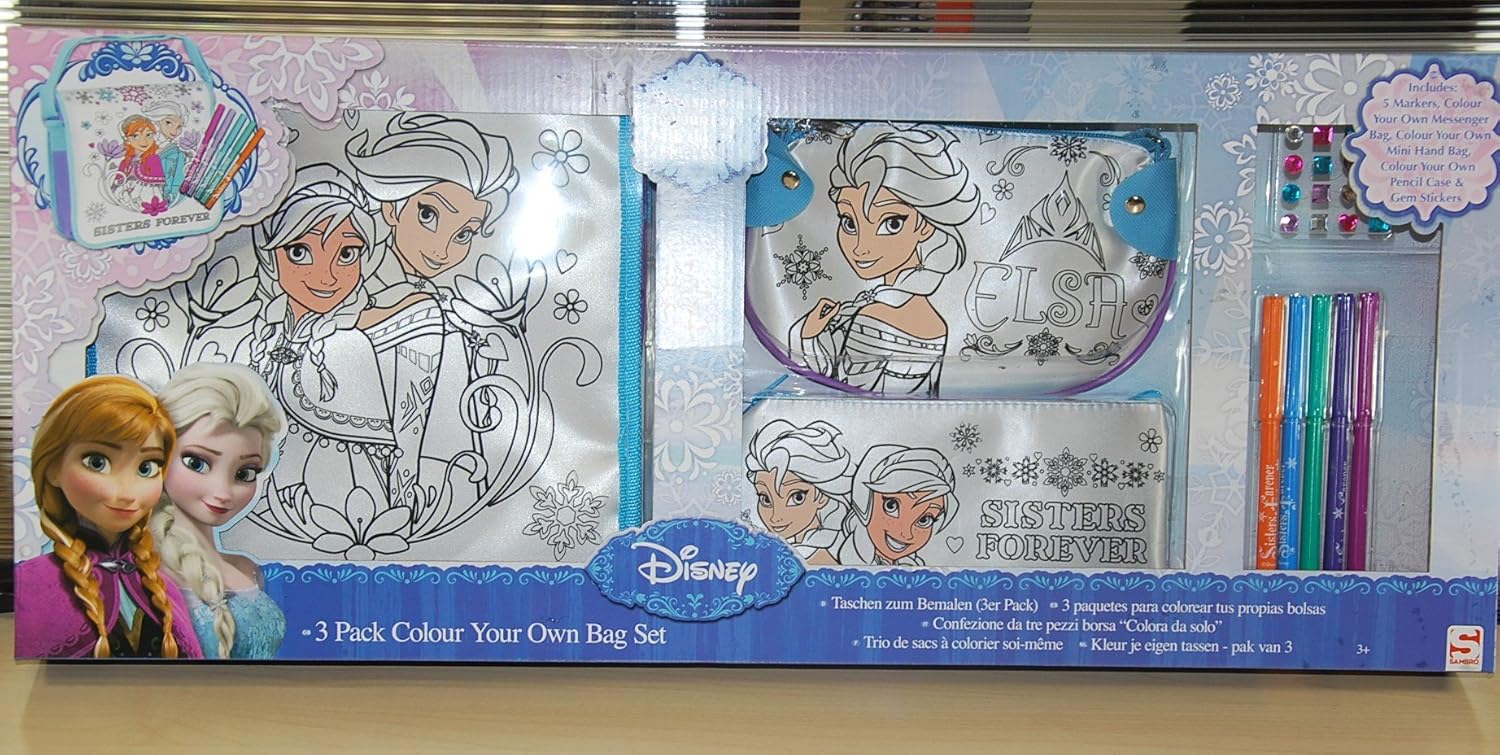 La reine des neiges Frozen Trio de sac   colorier Paris La reine des neiges Frozen Trio de sac   colorier Paris Stock Amazon Jeux et Jouets
