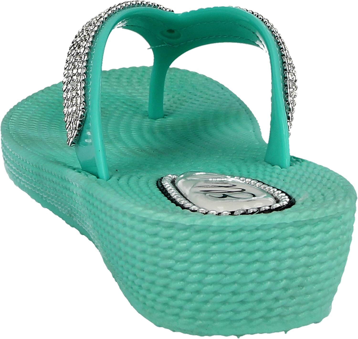Ella Ladies S1 Diamante Toe Post Flat Low Wedge Jelly Flip Flop Summer Sandals Size 3 8 Flip Flops Jeehgames Shoes Bags