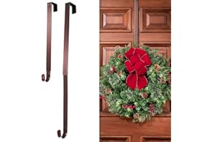 Haute Decor Adjustable Length Door Wreath Hanger - 20 Lb. Capacity