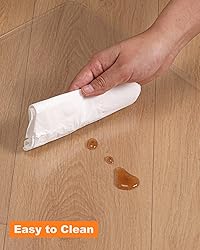 ZPAI Small Clear Area Mat, 3'×3' PVC Waterproof