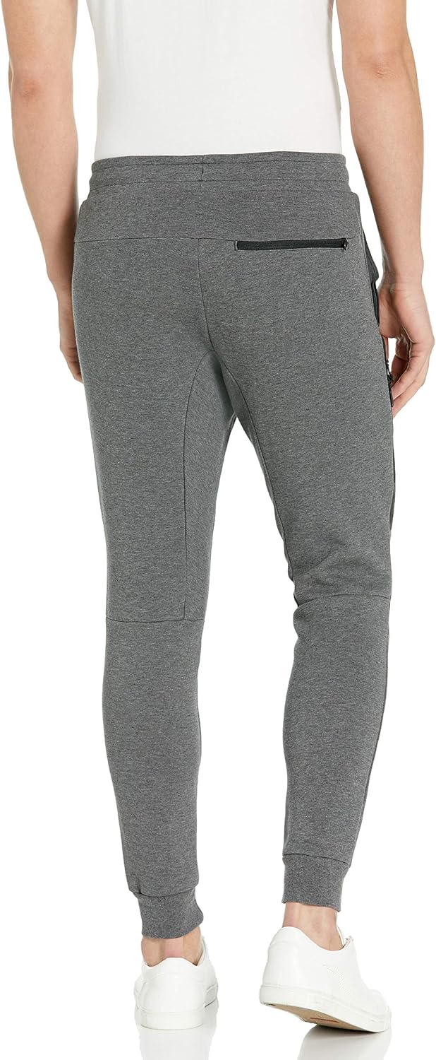  Brand - Peak Velocity Men's Metro Fleece 'Build Your Own' Jogger Sweatpants (S-3XL, Loose, Athletic, Fitted): Clothing