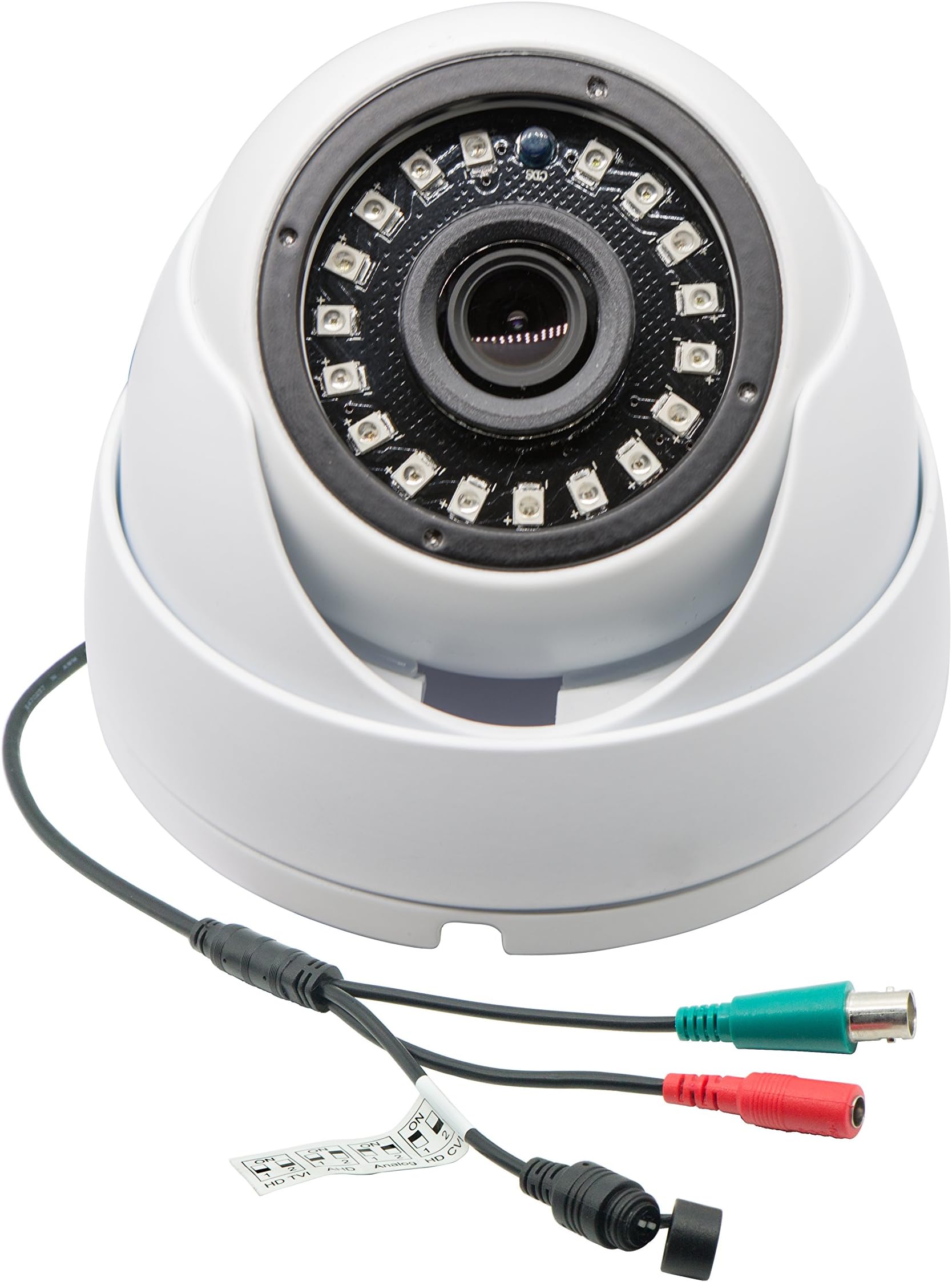 Taber vision 3.6mm, 1080p cctv camera 2mp TVI/AHD/CVI/960H 4 in 1, night version up to 65ft, Surveillance Cameras