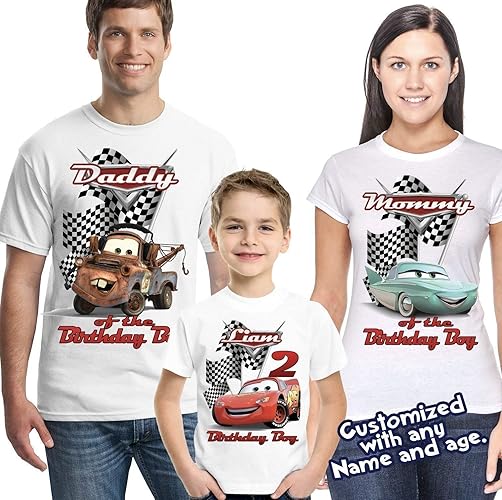 disney cars family shirts