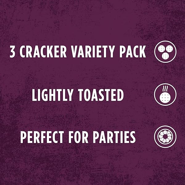 TOASTEDS CRACKERS, CRACKER COLLECTION, LUNCH SNACKS, VARIETY PACK, 12OZ BOX (1 BOX)