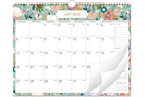 COBOLL Calendar 2025-2026, 18 Months Wall Calendar from July 2025 to December 2026, 14.8" x 11.4" Monthly Wall Calendar with Julian Date, 2025-2026 Calendar with Thick Paper