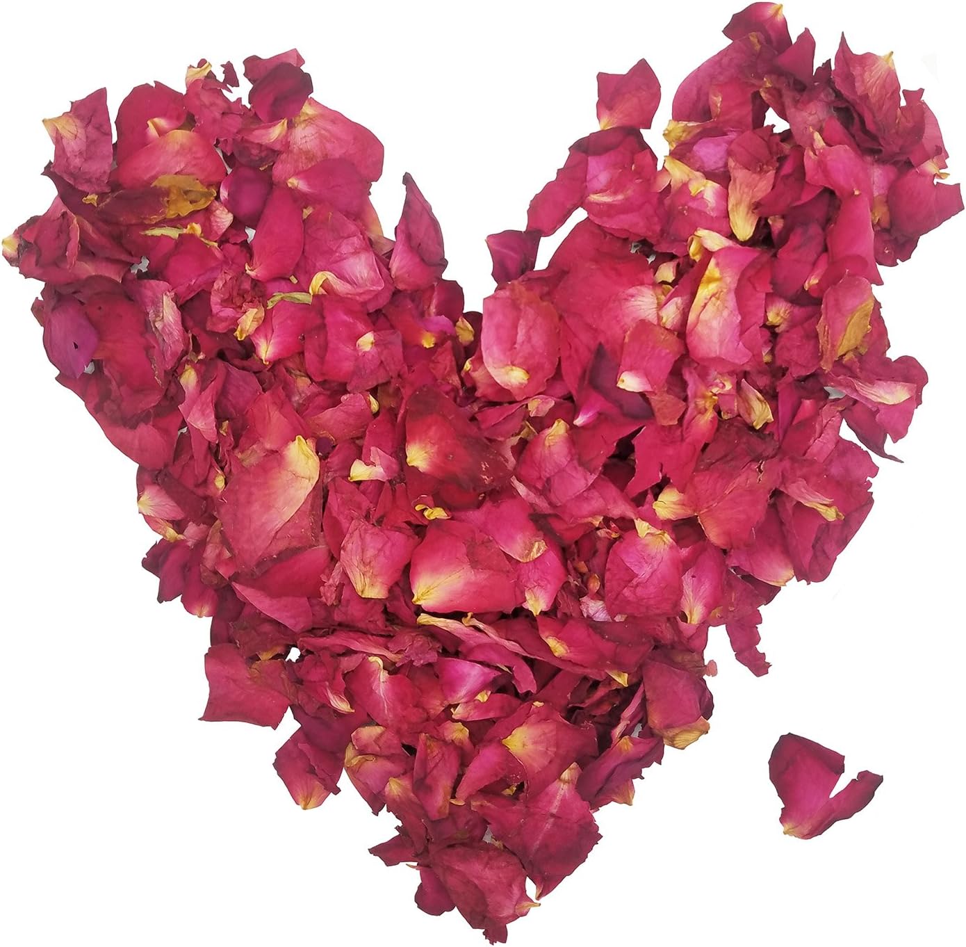 Ldoux 100g Dried Rose Flower Petals Red Real Natural Flower Rose Petals for Bath Foot Wedding Confetti Crafts Accessories