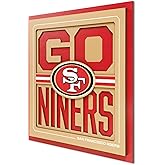 YouTheFan NFL San Francisco 49ers Slogan Series 3D Wall Art