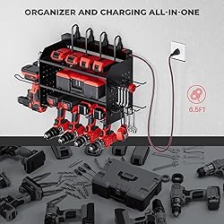 TRZZ Power Tool Organizer Wall Mount, 3-Layer