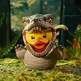 TUBBZ Boxed Edition Jurassic World Rebirth Velociraptor Rubber Duck Vinyl Figure view 3