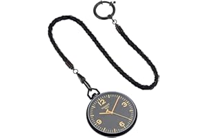 Tissot unisex-adult Lepine Alluminum Pocket Watch Black T8634099905700