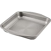 Circulon 51135 Total Nonstick Baking Pan / Nonstick Cake Pan, Square - 9 Inch, Gray