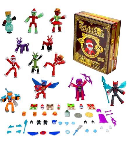 Amazon.com: Zing Stikbot Advent Calendar Christmas Countdown Hero