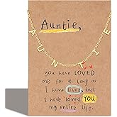 Necklaces Gift for Mother Aunt Auntie Grandma Gigi Nana Sister Mothers Day Pendant Necklace Birthday Christmas Gifts