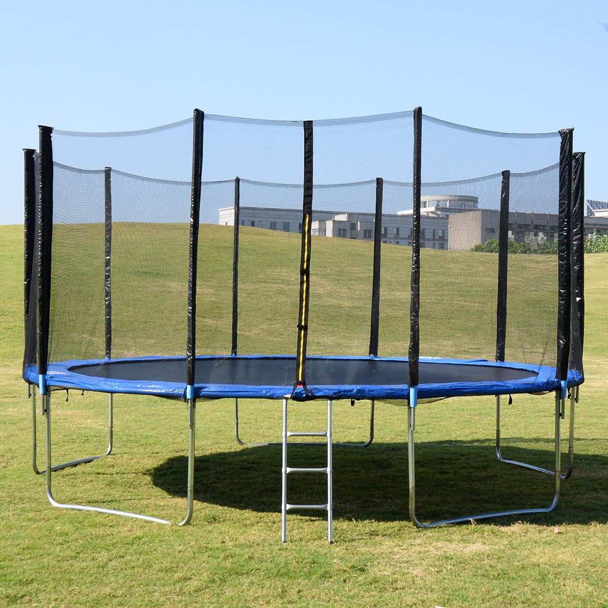 Giantex 15FT Trampoline Combo Bounce Jump Safety Enclosure Net W/Spring