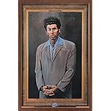 Trends International Seinfeld - Kramer Wall Poster, 14.725" x 22.375", Mahogany Framed Version
