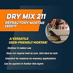Rutland Dry Mix 211 Refractory Mortar, Masonry