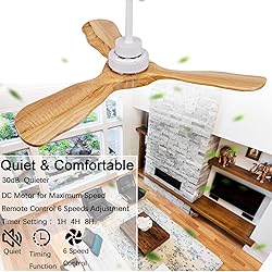 Ceiling Fans with Lights and Remote,42 Inch Unique