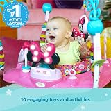 Bright Starts Disney Baby Minnie Mouse Peekaboo Activity Jumper 8 Toys 4 view 2