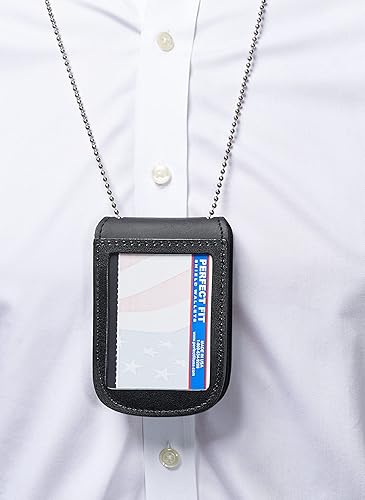 badge holder police wife badge necklace