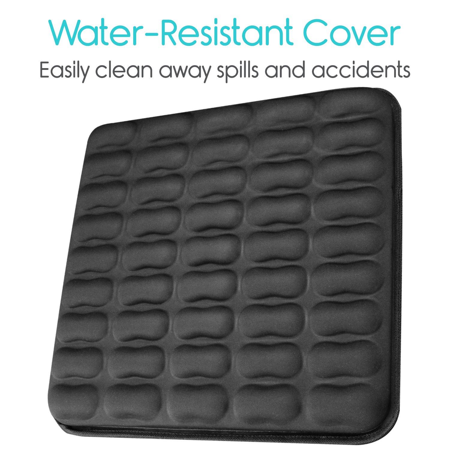 Vive Max Gel Seat Cushion Orthopedic, Bariatric Coccyx Pillow for Car