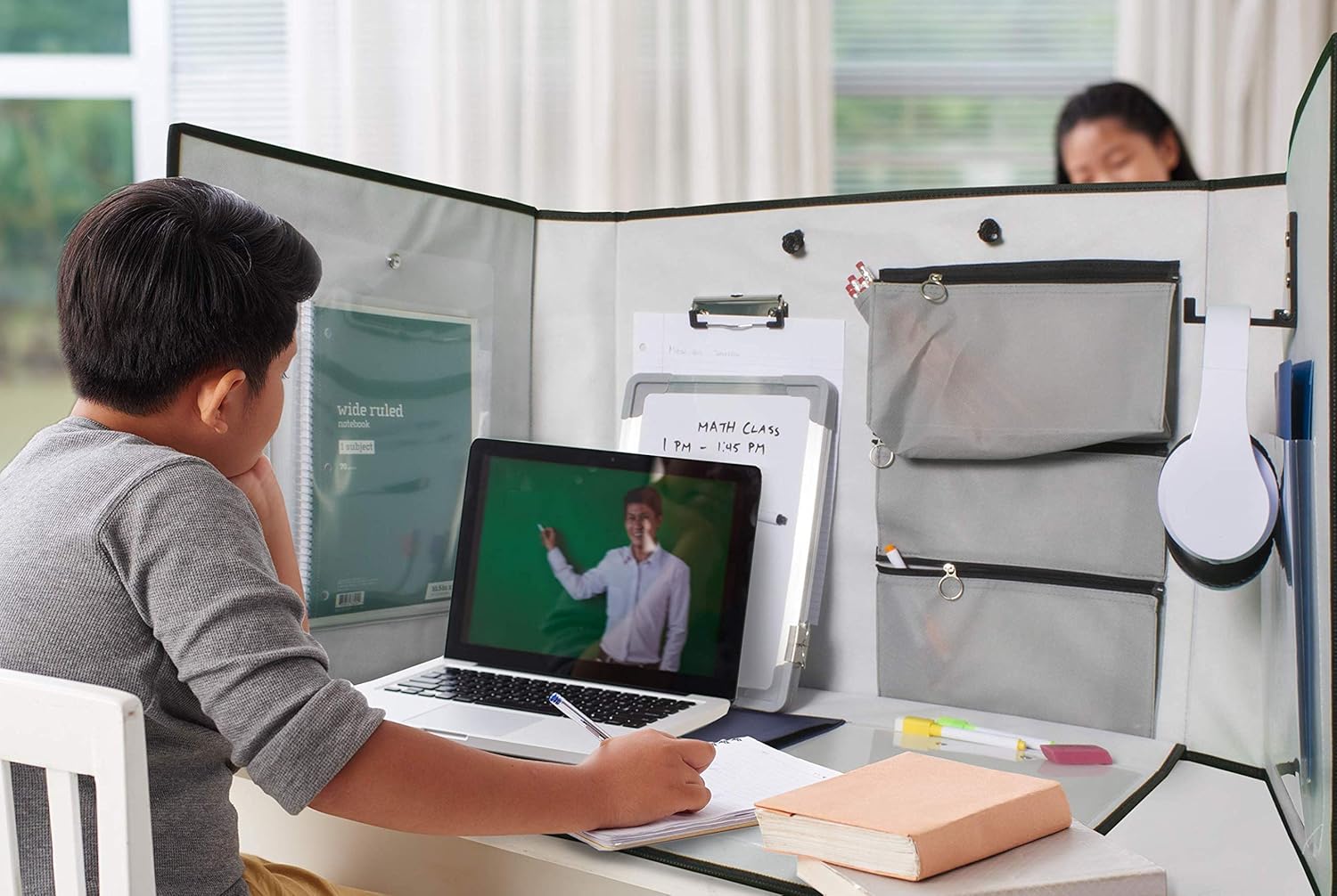 Portable Desk Organizer For Kids Private Study Homeschool