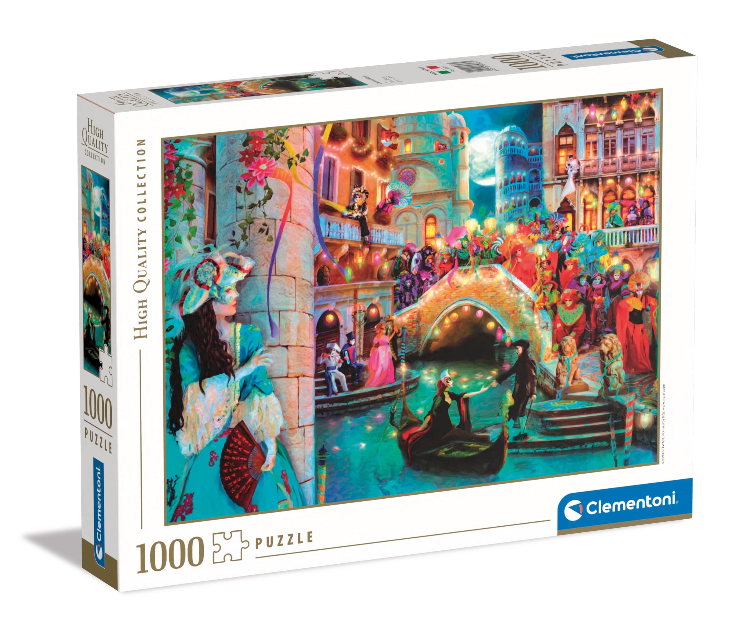 Clementoni Jigsaw Puzzle Collection - Carnival Moon 1000 Pieces - Puzzle For Adults 14-99 Years, Gift For Men/Women, Landscape, Made In Italy, 39827