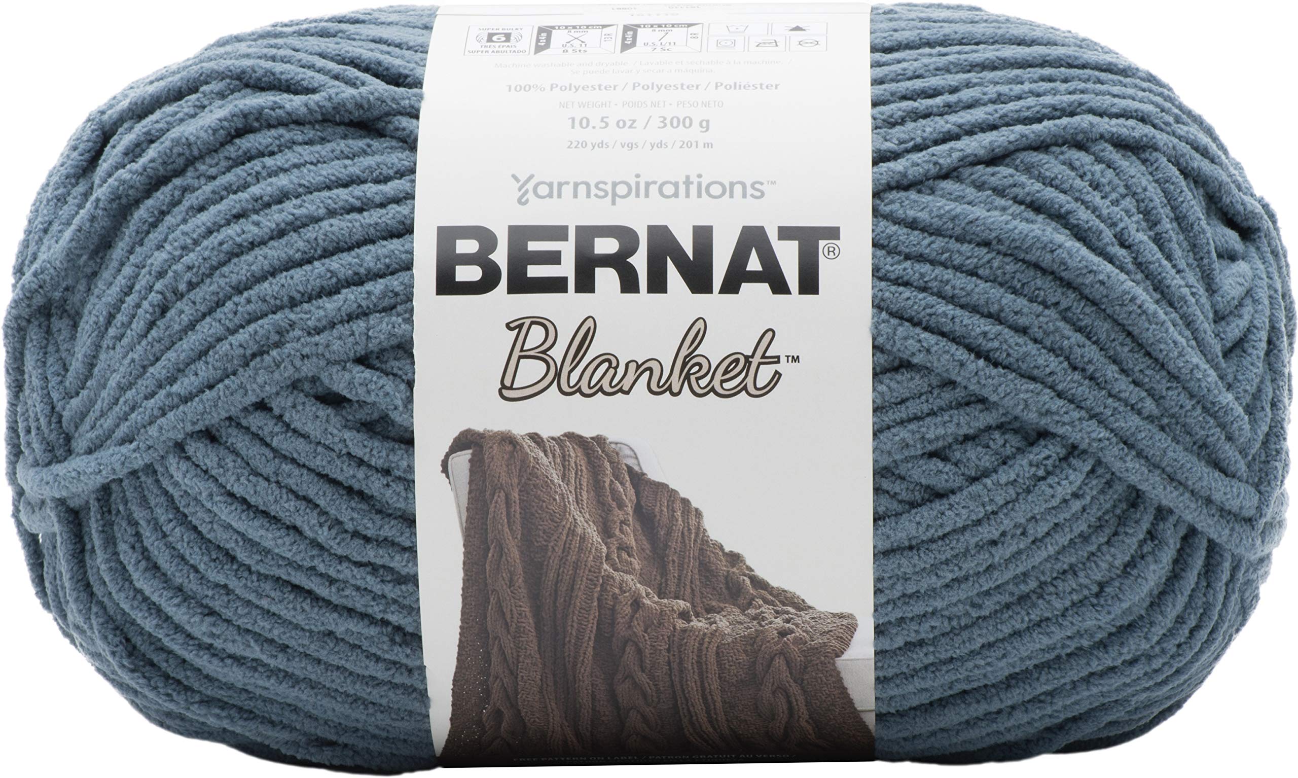 BERNAT Blanket, Polyester, Stormy Green, 300g