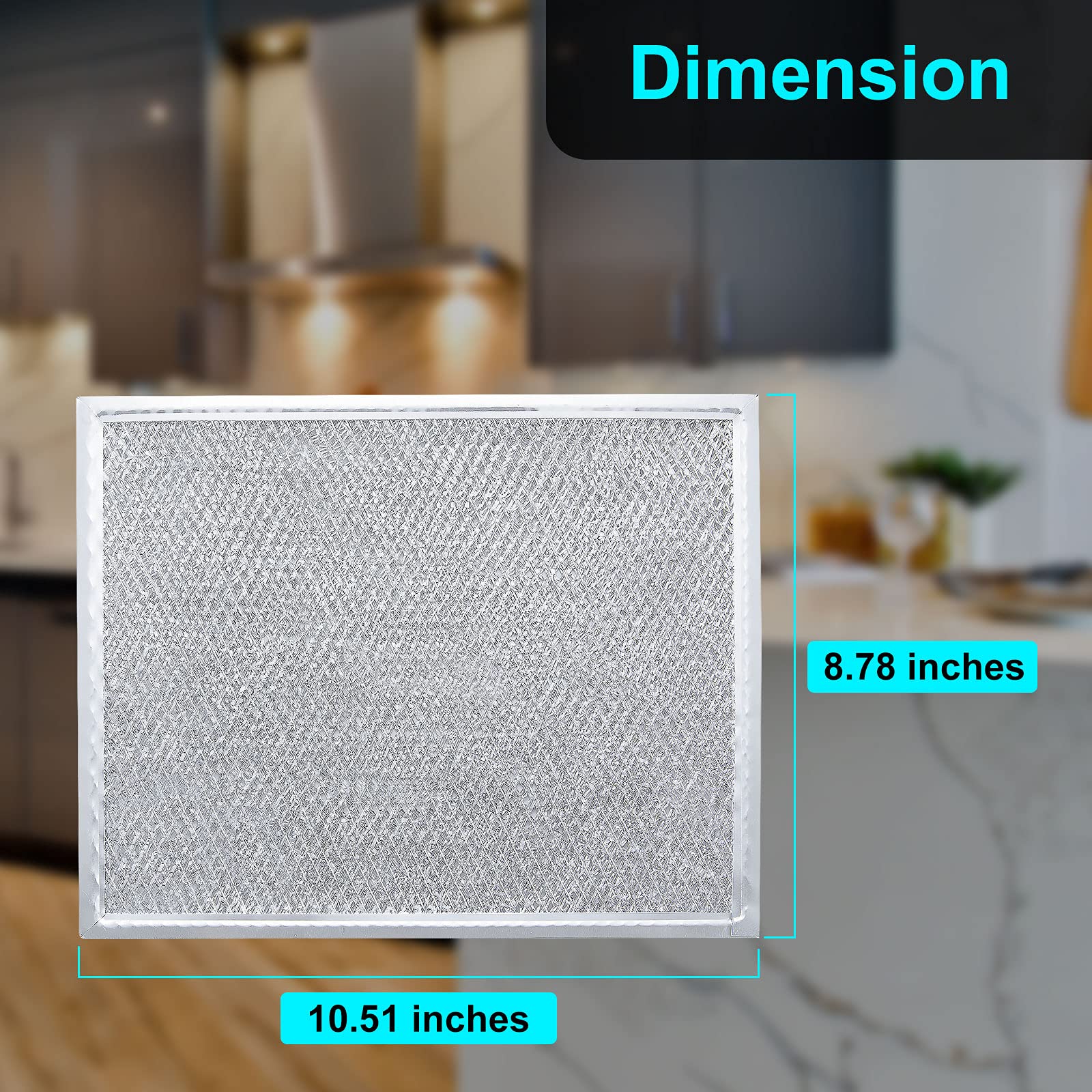 BOTNA 97006931 Range Hood Grease Filter 10.5 x 8.75 inch for Broan Nuton BP29 NY NV Series Aluminum Filter Replacement, 2 Pack