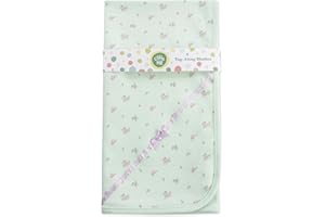 Little Me Baby-Girls Newborn Petite Rose Tag Along Blanket, Green Multi, One Size