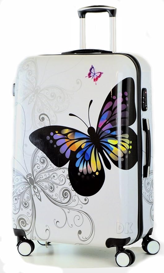butterfly suitcase