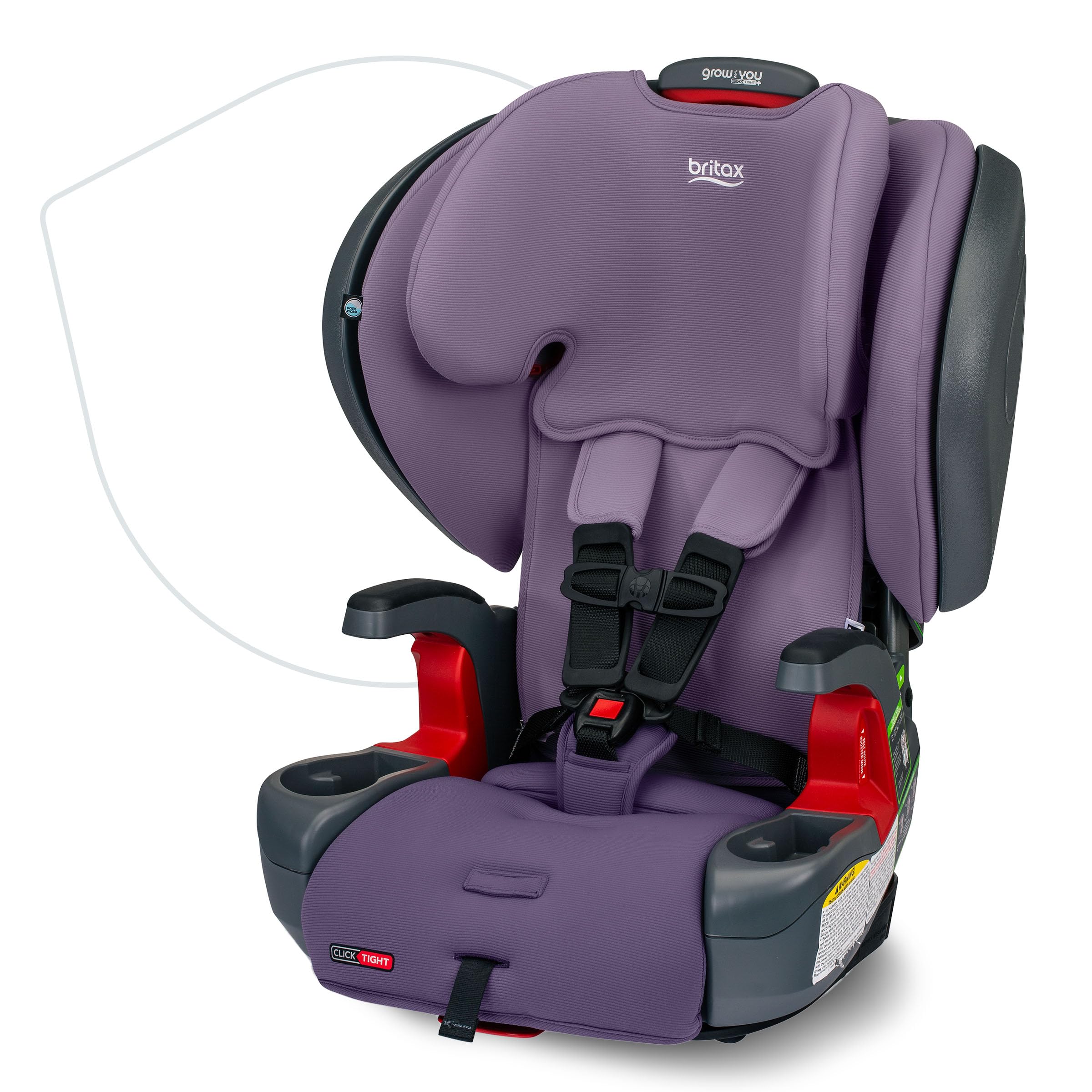 Britax Grow with You ClickTight Plus Harness2Booster Car Seat, 2in1