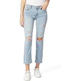 Hudson Women's Nico Mid-Rise Straight Leg Crop Jean