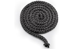 Adviace 842-2350 Stove Door Gasket Rope for Quadra-Fire CB1200, 1200i Pellet Stoves and Quadrafire DV-44, DV30 Gas Stoves Parts, 7/8" x 7FT High Temperature Graphite Impregnated Fiberglass Seal Rope.