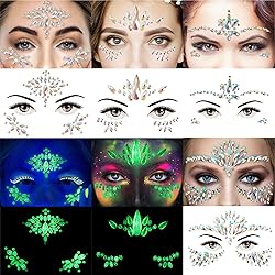 4 Sheets Euphoria Face Gems+10g Chunky