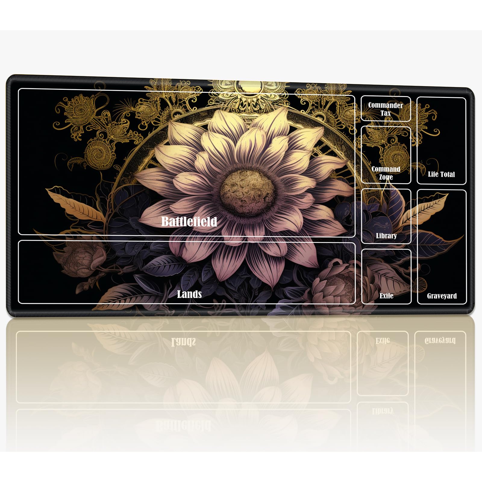Playmat with Zones for MTG Magic The Gathering, 24