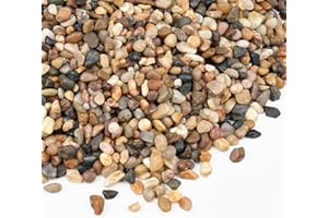 Rahato 2.5 lbs Small Rocks for Plants, 1/5 Inch Gravel for Plants Drainage, Decorative Potting Pebbles for Indoor Plants, Vases, Bamboo, Succulent, Terrarium, Crafts, Cactus