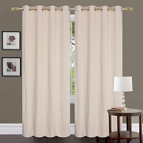 Buy Fresh From Loom Velvet Curtains For Door Jacquard Cream